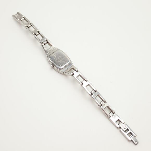 Fossil Womens Pink Barrel 18mm Dial Silver Tone Watch ES9860 with New Battery - Picture 14 of 15